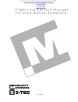 MEGGITT AVIONICS/S-TEC Autopilot System 20, 30, 30 ALT, 40, 50, 55, 55X, 550, 60-1, 60-2 Service Manual