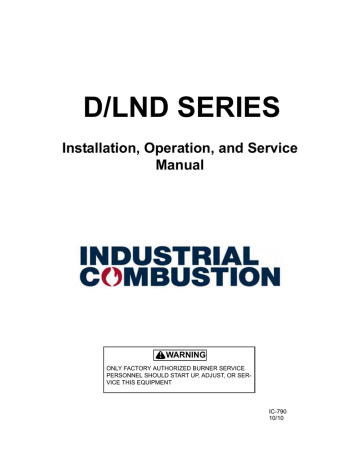IC-SA-790 D-LND Series Manual 10-2010 | Manualzz