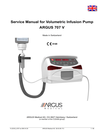 Argus 707v Infusion Pump Service Manual Manualzz
