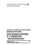 Electrohome G05 Monitor Service Manual | AI Chat &amp; PDF