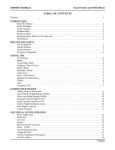 Glendale Travel trailer, Fifth wheel Owner's Manual