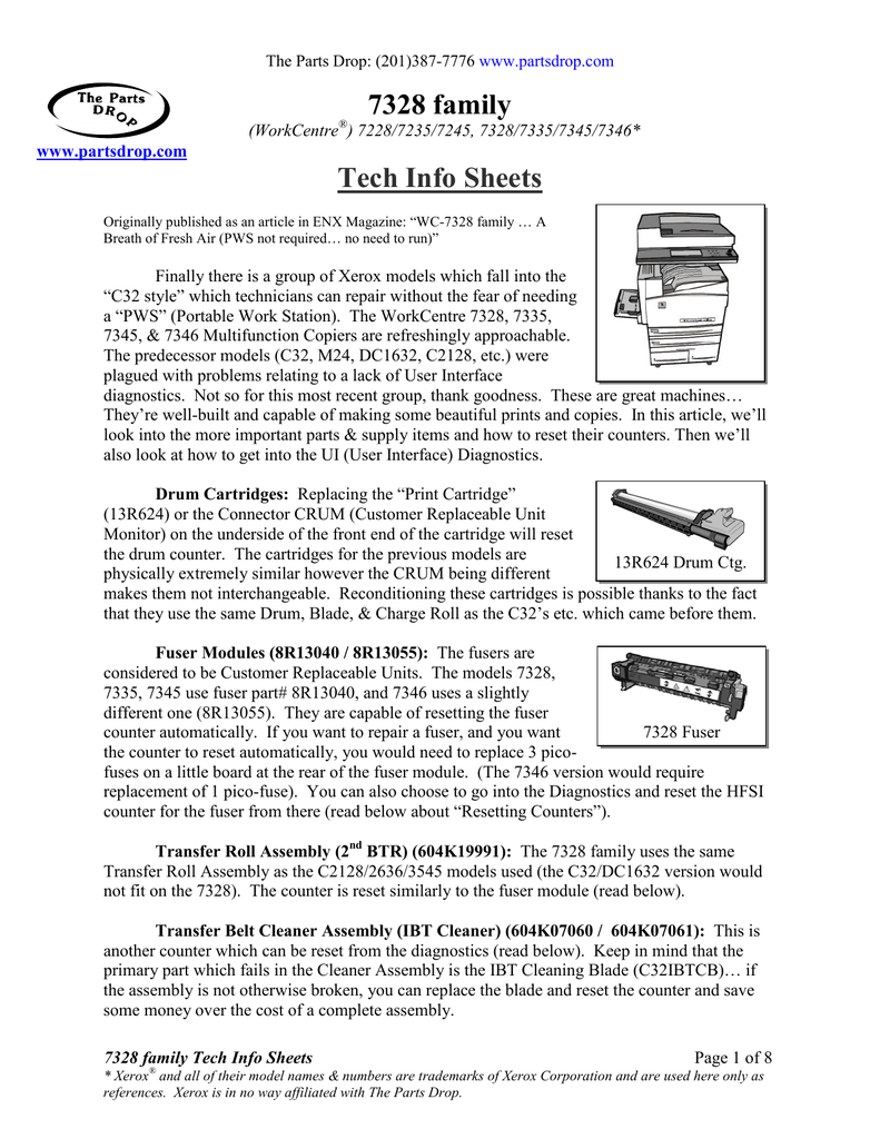 xerox diagnostic password