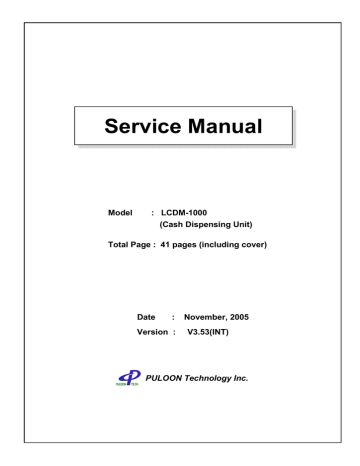 Puloon LCDM-1000 Service manual | Manualzz