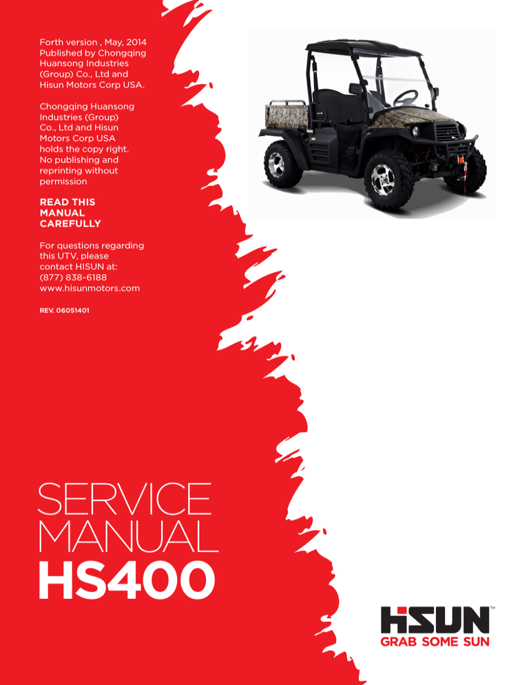 SERVICE MANUAL Hisun Motors Corp, USA Manualzz