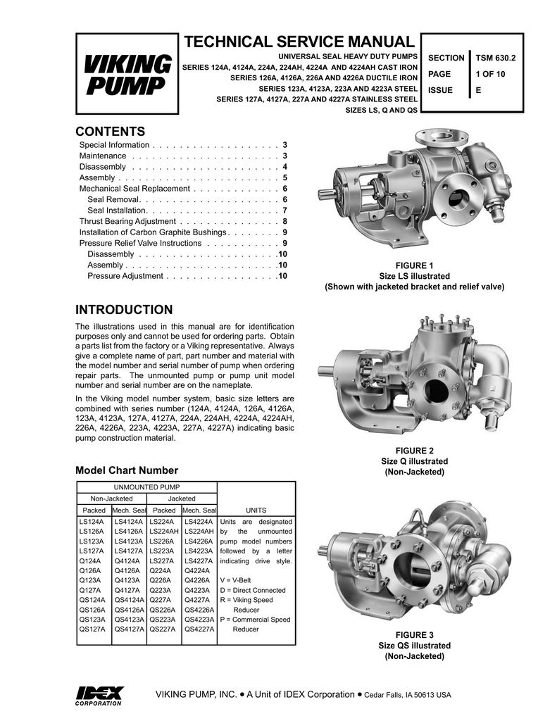 Viking Pump Technical Service Manual _ for _ Series _ Manualzz