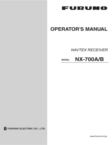 NX700 Operator`s Manual D3 4-30-09 | Manualzz