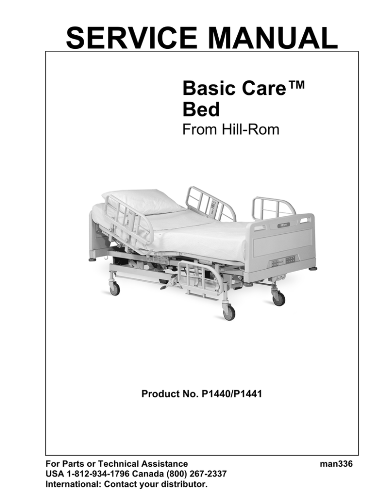 HILLROM Basic Care Electric Bed Service Manual Manualzz