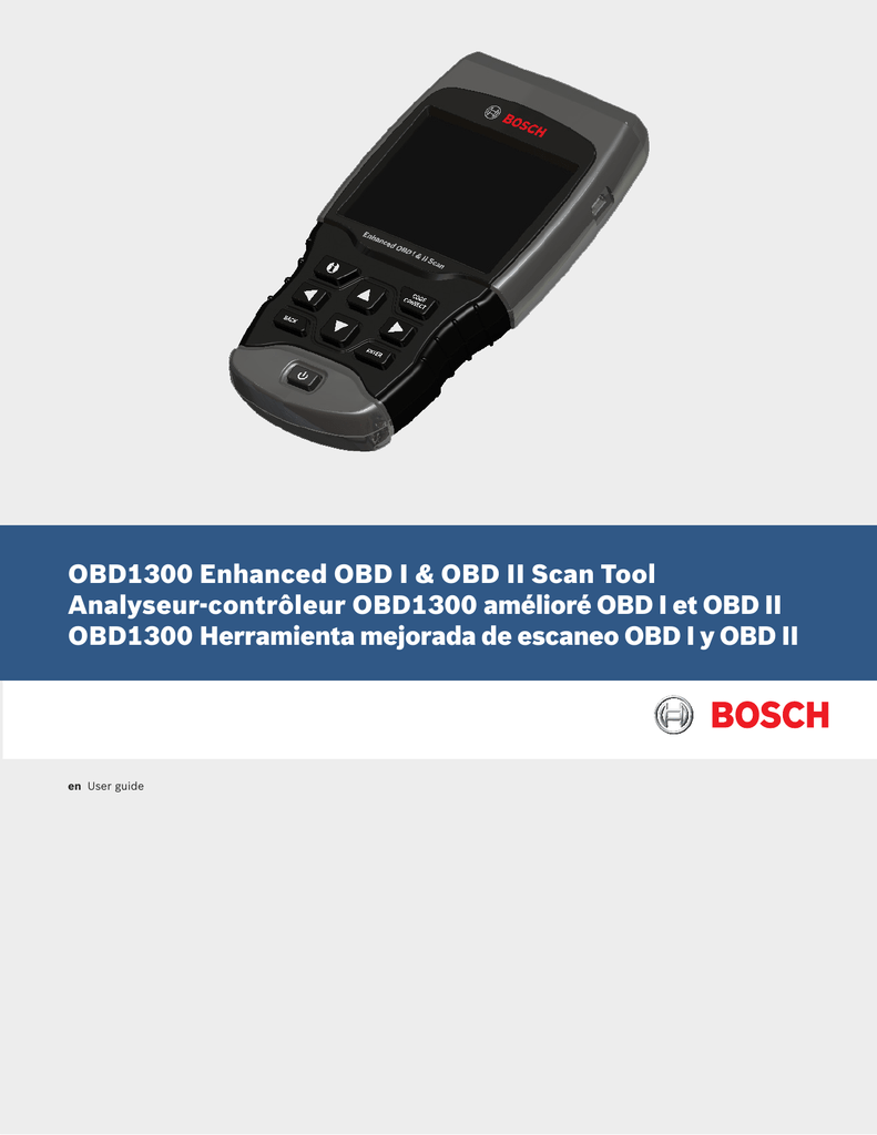 BOSCH 1300 OBD 1 & 2 Engine Diagnostic Scan Tool Scaner Code Enhanced Reader NEW 