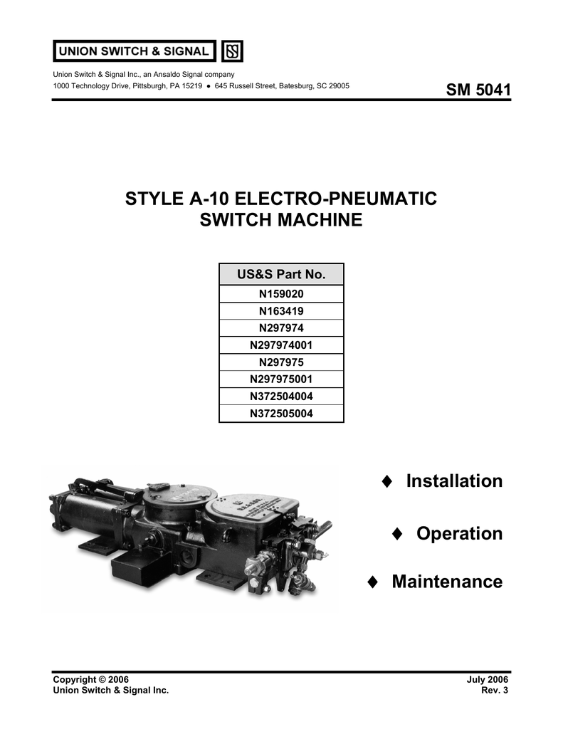 Sm 5041 Ansaldo Sts Manualzz