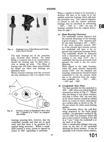 Triumph TR2, TR3, TR3A factory service manual | Manualzz