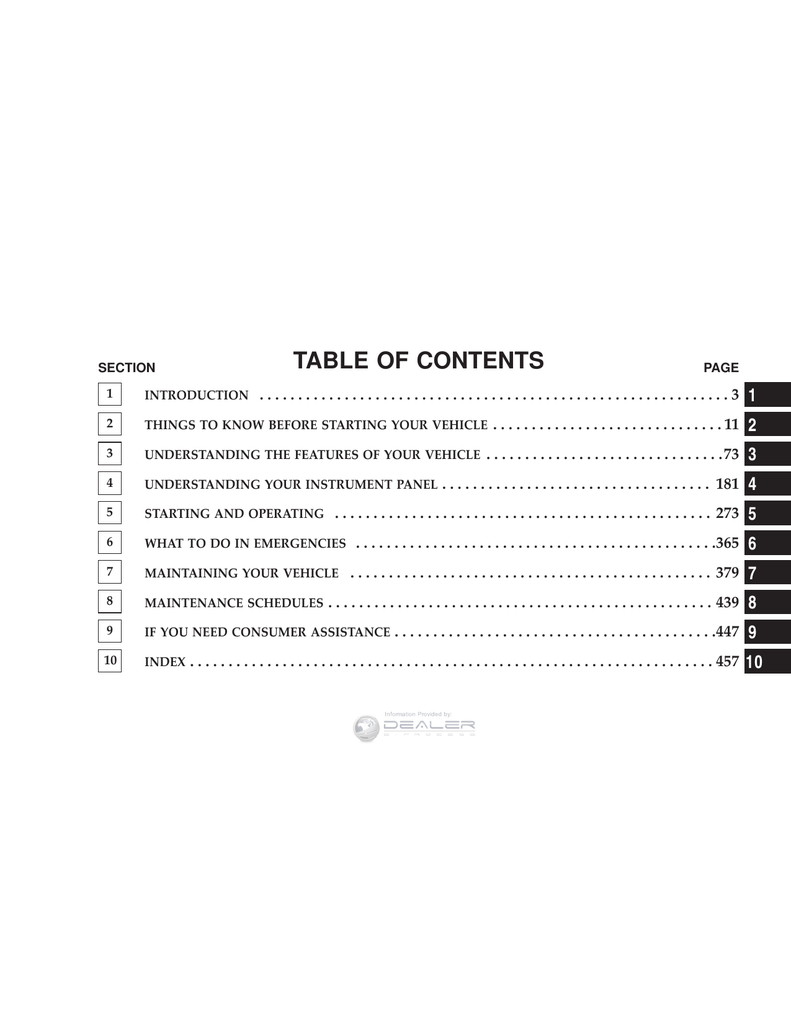 2008 Jeep Commander Owners Manual | Manualzz