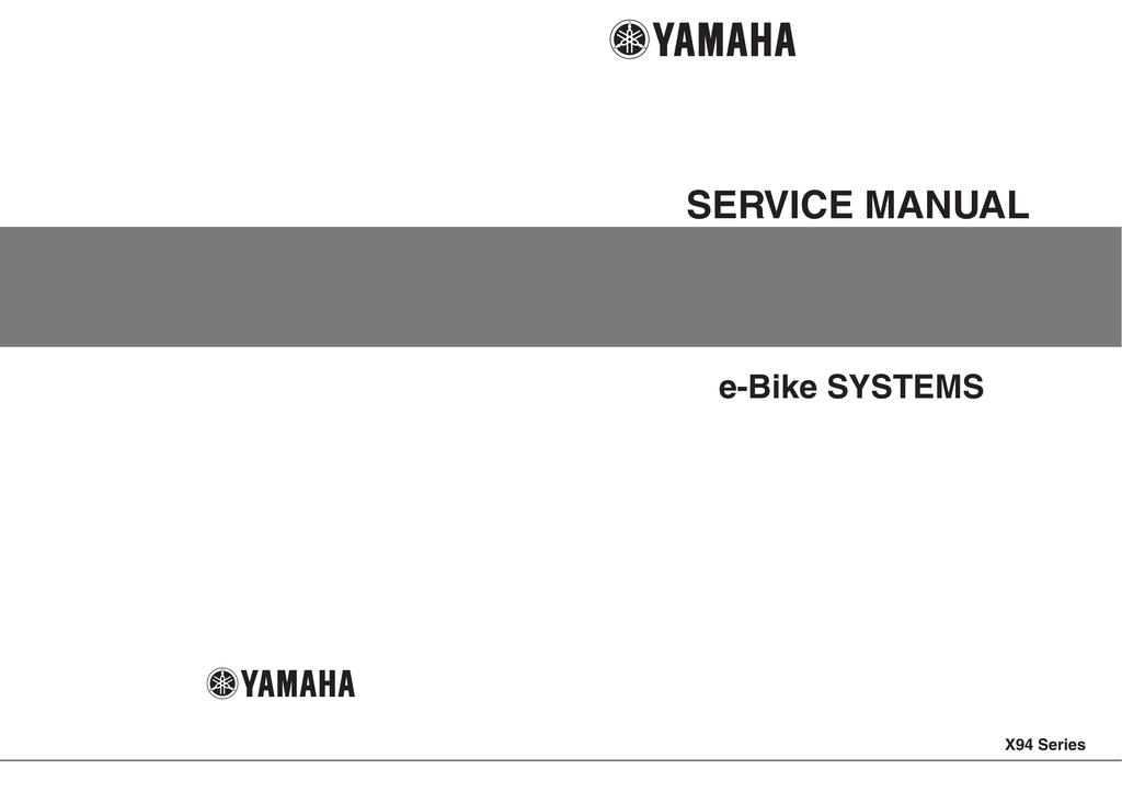 Yamaha Pw E Bike Service Manual | Reviewmotors.co