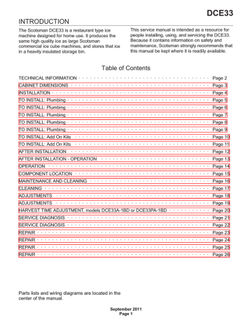 dce33 service parts | Manualzz