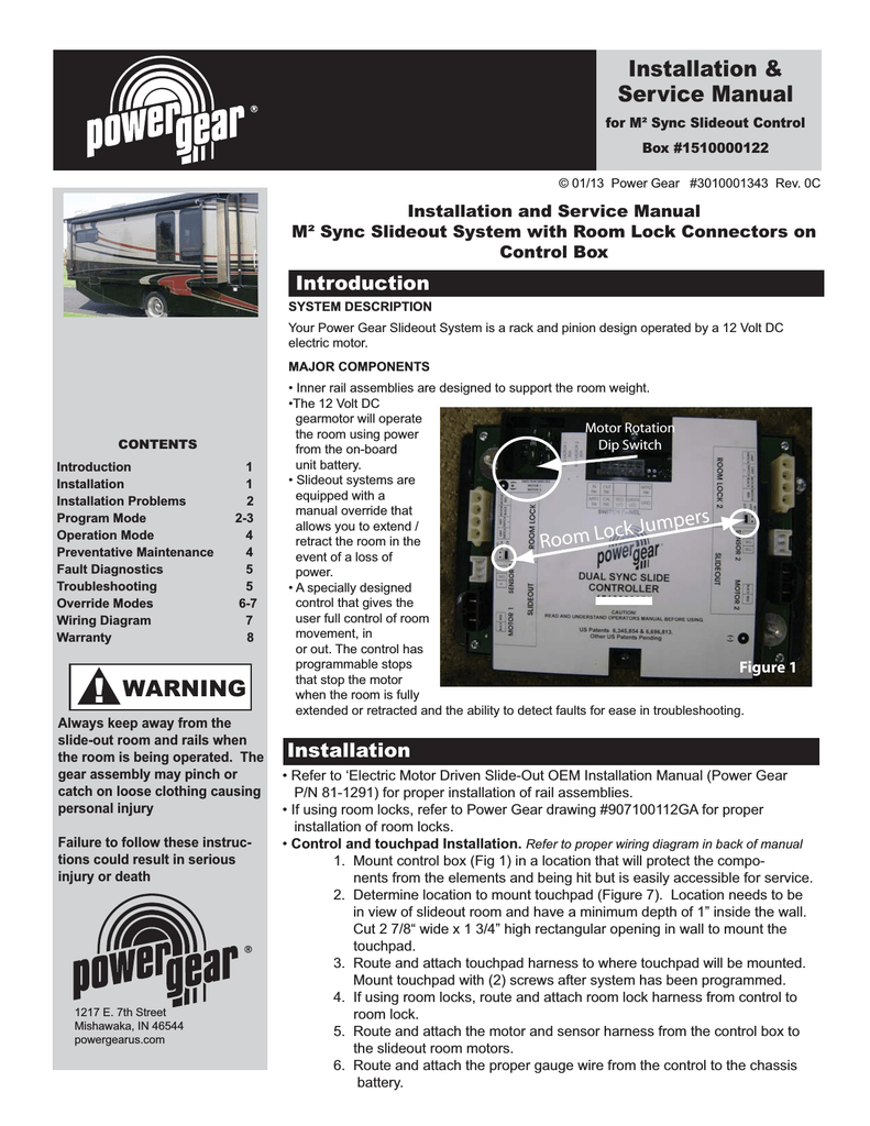 Power Gear Slide Out Motor Wiring Diagram Wiring Diagram