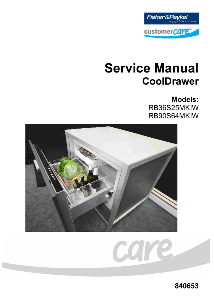 Fisher & Paykel RB90S64MKIW Service manual Manualzz