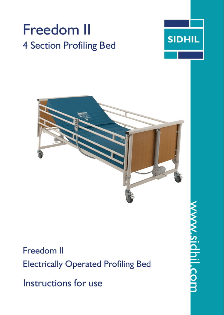 Freedom II Profiling Bed User Guide Manualzz