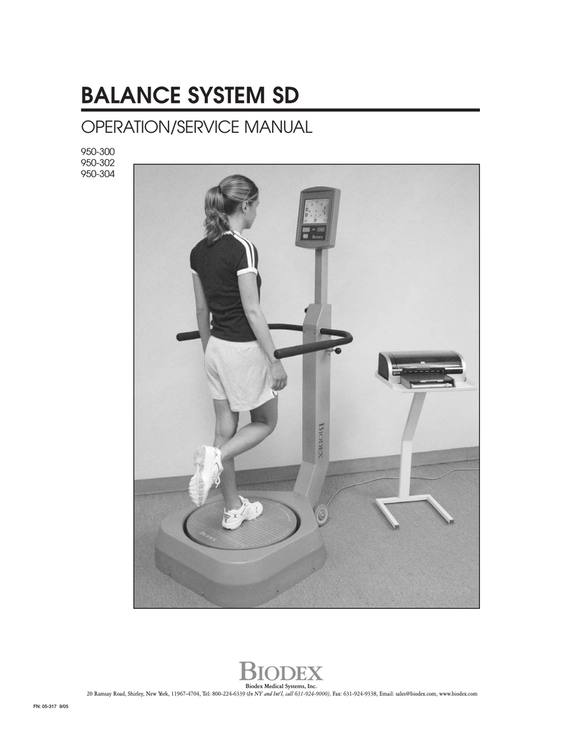 Biodex Balance System Sd Manual – LVHMU