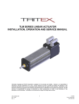Exlar TLM Series Linear Actuator Manual