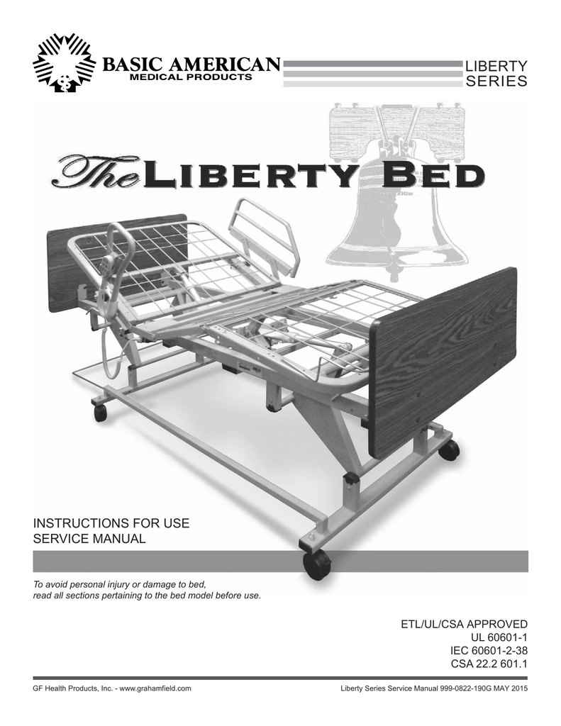 Graham Field The Liberty Bed Service Manual Manualzz