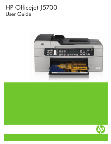 HP Officejet J5700 All-in-One Printer series User guide | Manualzz