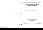 HP 5384A/HP 5385A Manual | AI Chat &amp; PDF Download