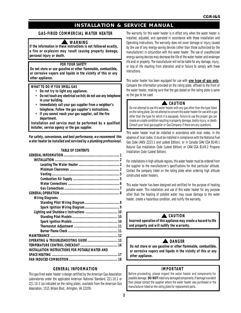 Lochinvar Solution Boiler Manual