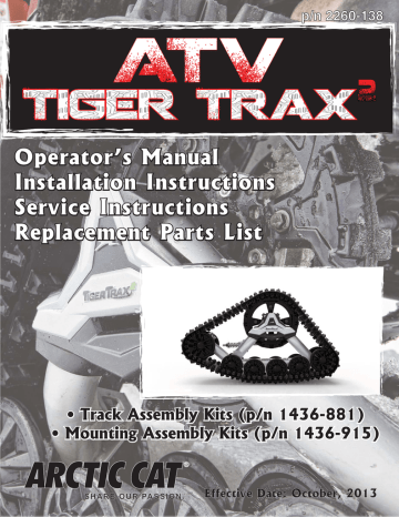 Atv Tiger Trax 2 1436 1 Manualzz