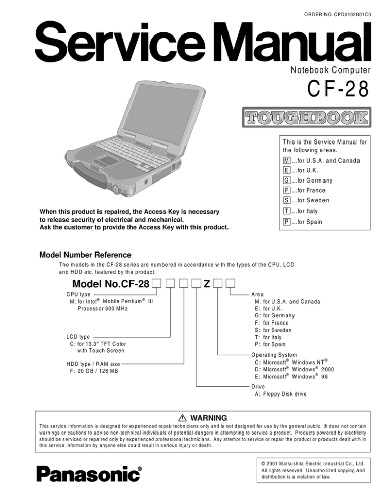 Cf 28 Service Repair Manual Manualzz