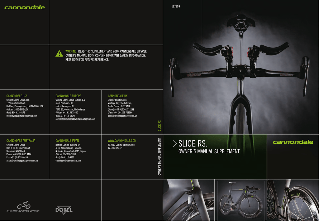 cannondale slice rs for sale