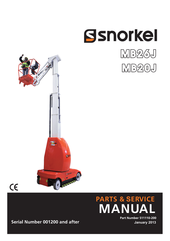 Snorkel Parts Manual