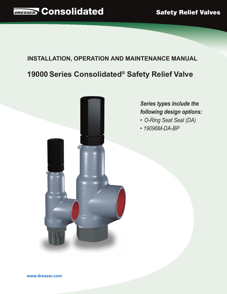 19000 Series Consolidated Safety Relief Valve Manualzz
