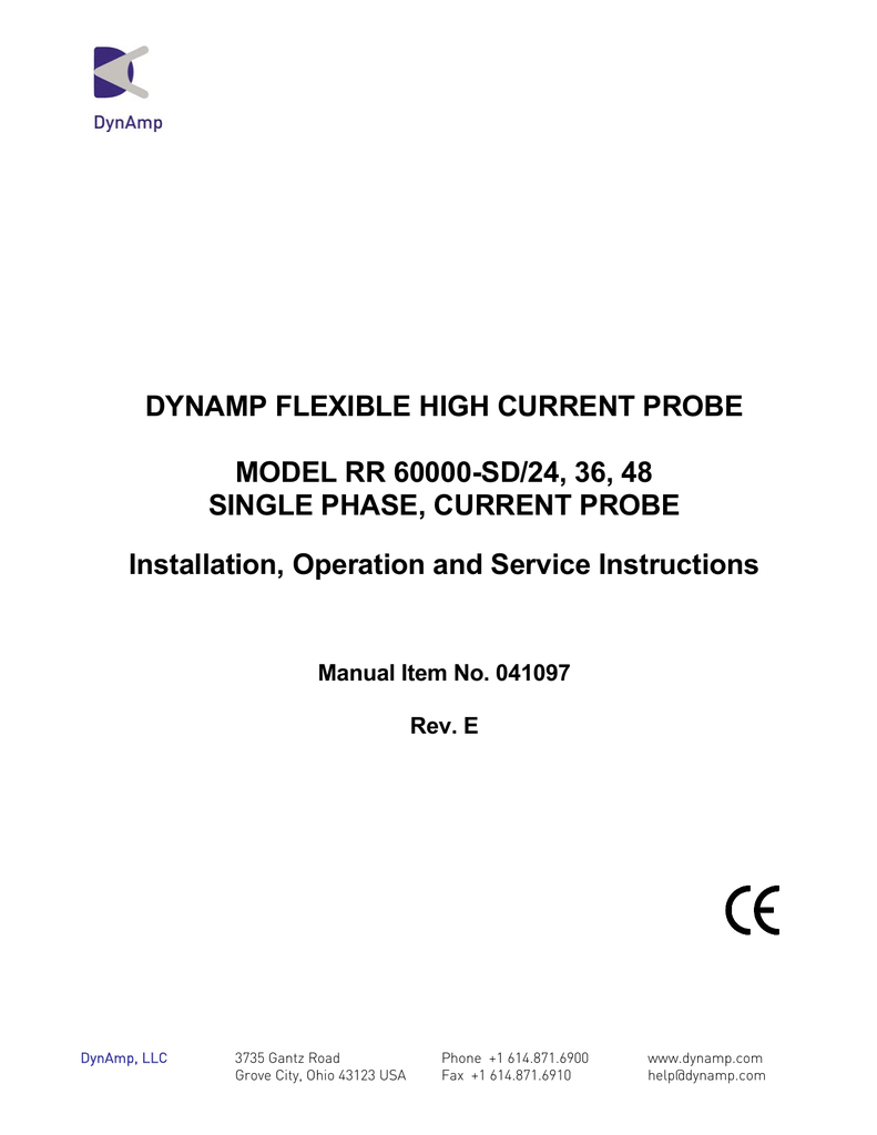LEMflex AC Current Probe Manualzz