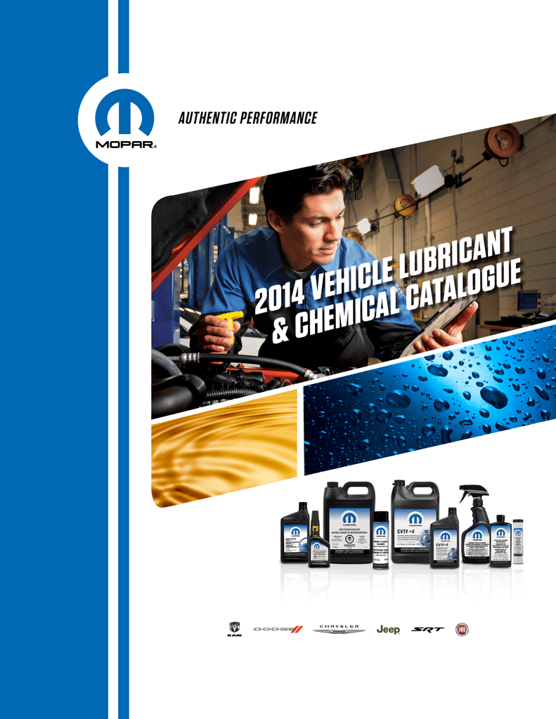 14 Vehicle Lubricant Chemical Catalogue Manualzz