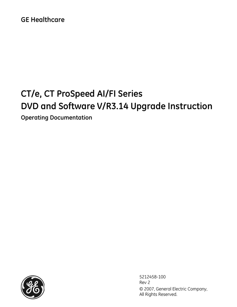 Ct E Ct Prospeed Ai Fi Series Dvd And Software V R3 14 Upgrade Manualzz