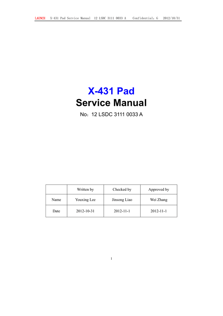 launch x431 user manual