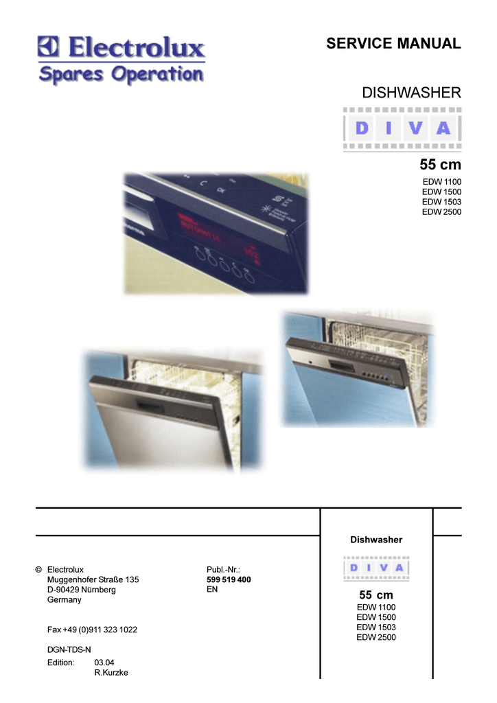 Dishwasher photo and guides Electrolux Dishwasher Beeping Arrow Flashing