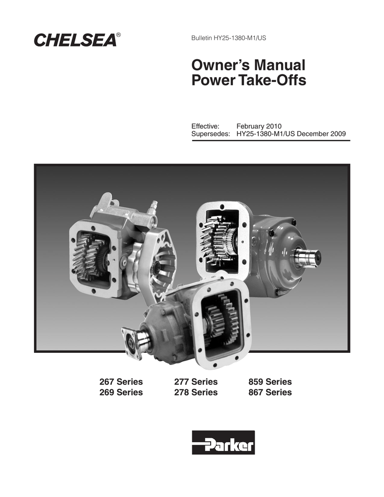 Chelsea Pto Service Manual For 267 269 277 278 And 859 Ptos Manualzz