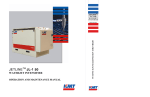 KMT Jetline JL-1 50 Waterjet Intensifier Operation and Maintenance Manual