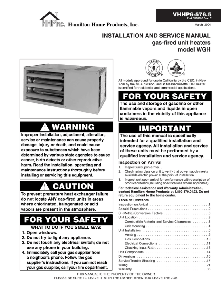 2 Hamilton Home Products Manualzz
