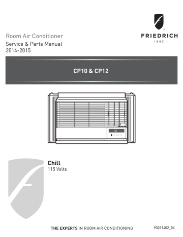 Cp10 Cp12 Chill Room Air Conditioner Manualzz