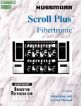 Refrigeration System Scroll Plus Fibertronic Installation and Service Manual