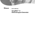 SurgiStat II Electrosurgical Generator Service Manual