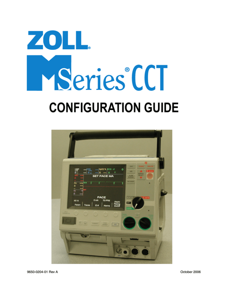 ZOLL M CCT Defibrillator Service Manual Manualzz