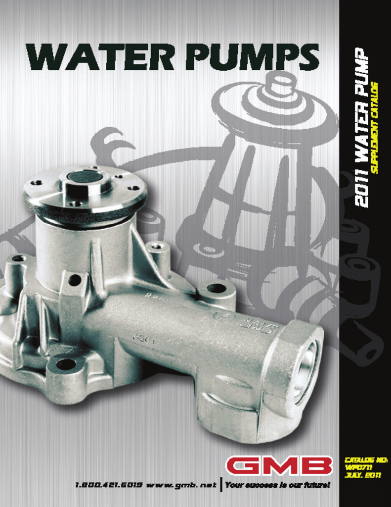 New Water Pump 170-1960 GMB 
