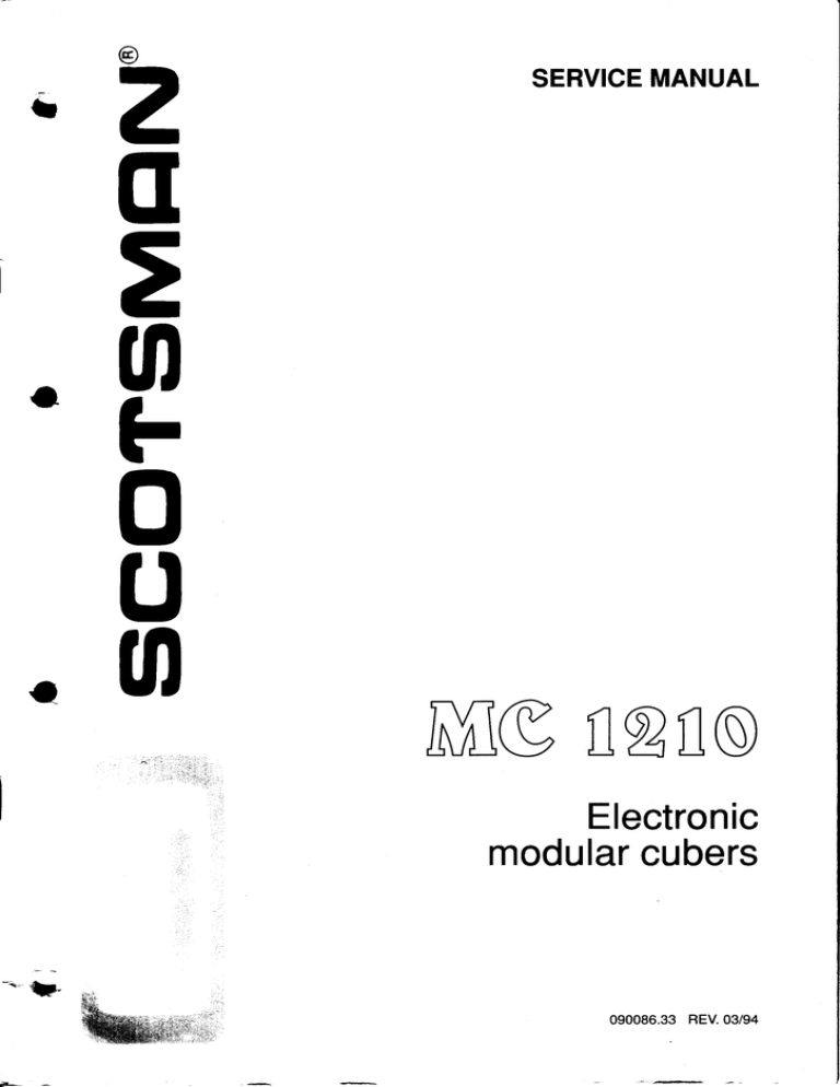 Mc 1210 Scotsman Ice Systems Manualzz
