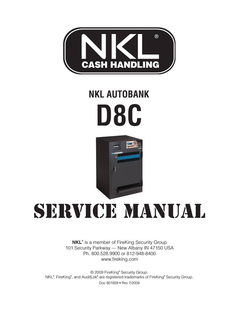 Service Manual Fireking Safes Files And Cctv Manualzz