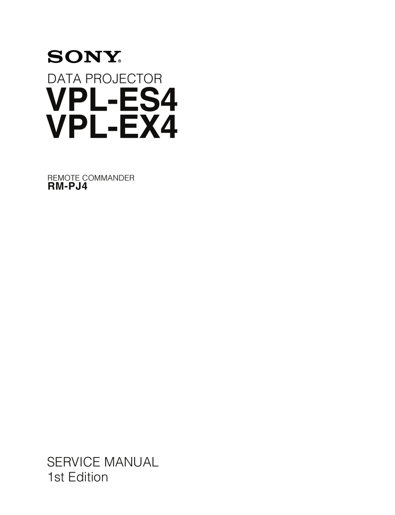 Vpl Es4 Ex4 Service Manual Manualzz Com