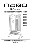 NANO NDL-080 Maintenance Service manual
