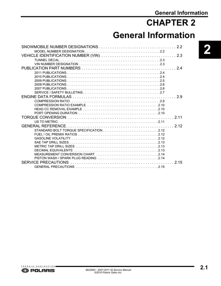 07 11 Iq Service Manual Chapter 02 Manualzz