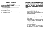 MemoScan U281 CAN VW/AUDI Code Reader Instruction Manual